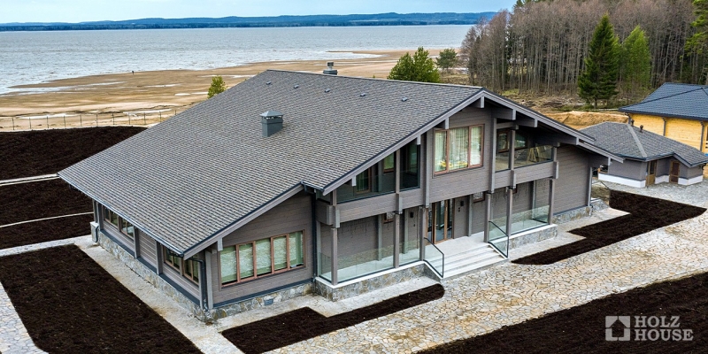 Изысканный двухэтажный дом из клееного бруса по проекту Австрия v3 - фото 8 на сайте Holz House